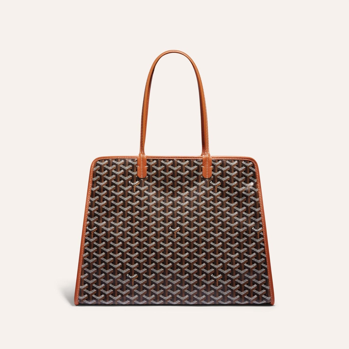 Goyard Hardy PM Tote Bag Black and Brown - Image 1